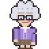 Pixel art of Agatha Crispie